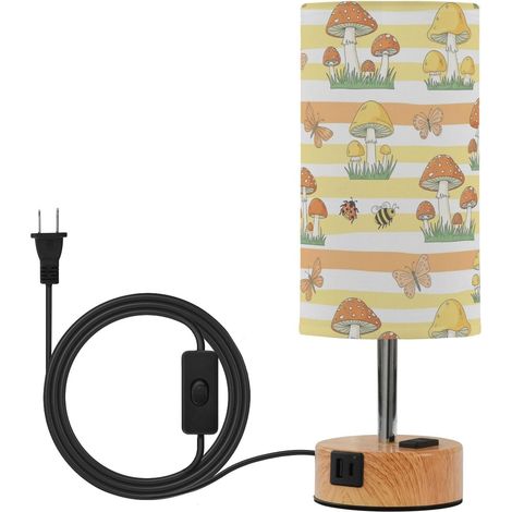 JUNZAN Touch Lamps Lampe de chevet champignon et papillons avec (1/5)