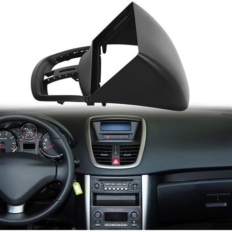 Cornice per autoradio da 9 pollici, pannello di navigazione GPS, pannello DVD per Peugeot 207 207CC, accessori (1/5)