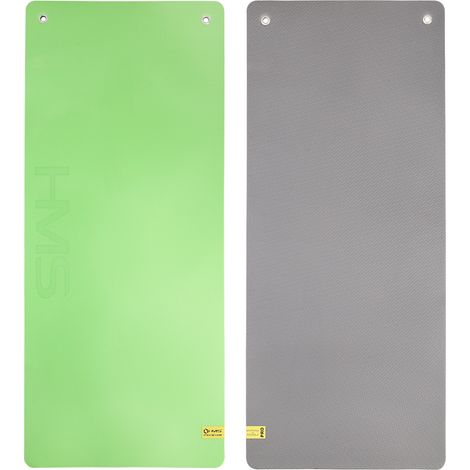 MFK08 grün-schwarze Club-Fitnessmatte mit Löchern, 140 x 60 cm, EVA 15 mm, HMS Premium (1/5)