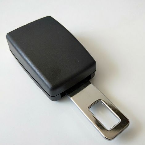 Estensione per cintura di sicurezza, 12 cm, prolunga per seggiolino auto, nero (1/3)