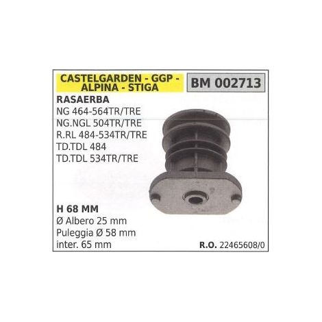 Supporto mozzo portalama rasaerba tagliaerba NG 464-564TR/TRE STIGA 002713 - Non più fornibile