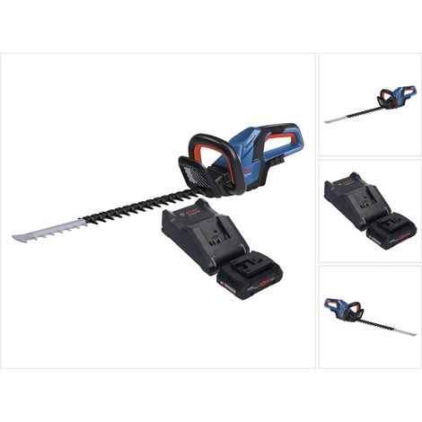 Bosch GHE 18V-60 Tagliasiepi professionale a batteria 18 V 60 cm senza spazzole + 1x batteria ProCORE 4,0 Ah + caricabatterie