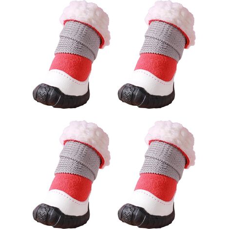 Dog Boots Paw Protectors, Warm Boots for Cold Weather, Outdoor (1/5)