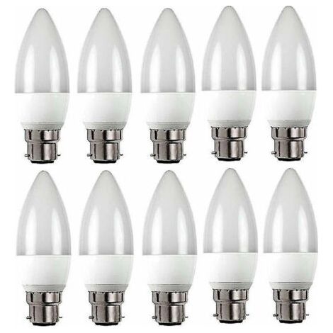 Ampoules LED 3 W B22 - Lot de 10 - Culot B22 / BC / Standard - 3 W - Cold-mxbc-AquaForge (1/4)