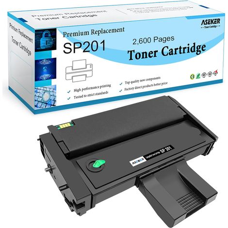 Compatible Toner Cartouche pour Ricoh SP 200 201 202 203 204 210 211 211 212 213 s n w nw SN SNW SF SFw SFNw SU SUw Imprimante 407254 Grande Capacité 2600 Pages ( Noir x 1 ) (1/5)
