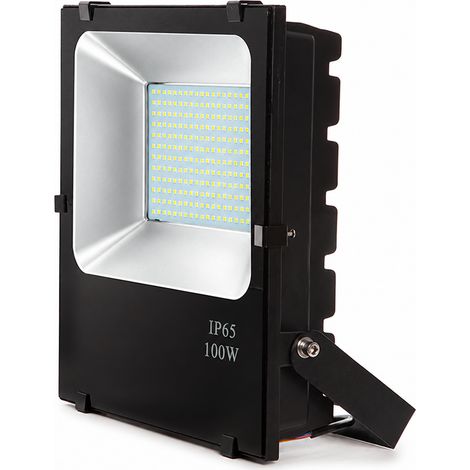 Foco Proyector LED 100W 12.000Lm 6000ºK IP65 50.000H   [HO-FH-100W-CW] (1/3)