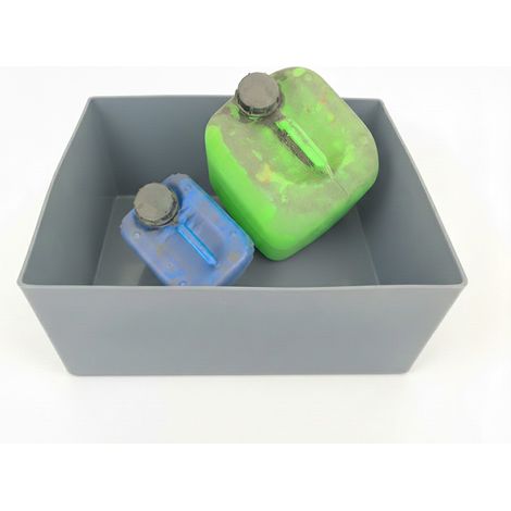 Plast'Up Rotomoulage – Bac de rétention 44L – Ultra-résistant en PEHD – Zéro fuite – Pour stockage de liquides dangereux – Fabrication française (1/3)