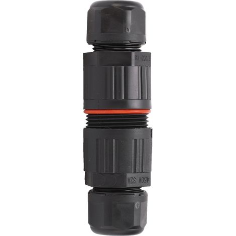 Connecteur de fil étanche IP68, ignifugé PA66, accessoires de lampe fil à fil CDF-200/3 (type à vis 3 broches)