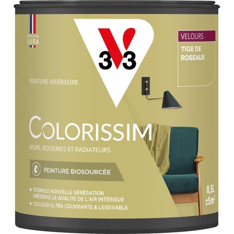 Peinture murale intérieure Colorissim® V33 Tige de roseaux Velours 0,5L