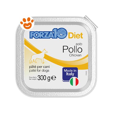 Forza10 Dog Solo Diet Pollo - Forza10 Dog Solo Diet Pollo - Vaschetta Da 300 Gr
