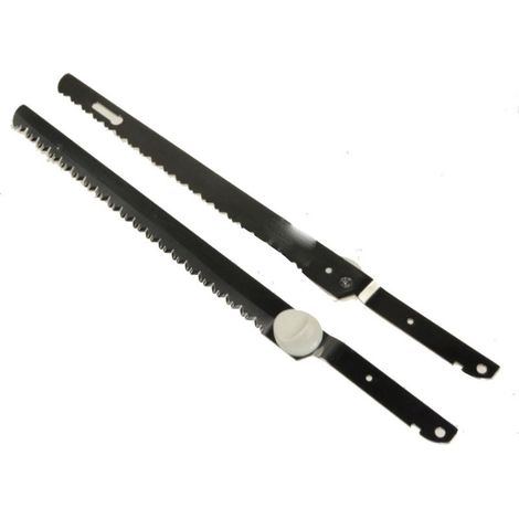 Jeu de lames de couteau électrique pour robot ménager – Compatible SS-989024 – Coupe précise pour aliments – Longueur 20cm, largeur 5cm