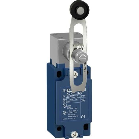 Finecorsa leva a rullo 1NC+1NO 10A azione rapida - XCKJ10541D
