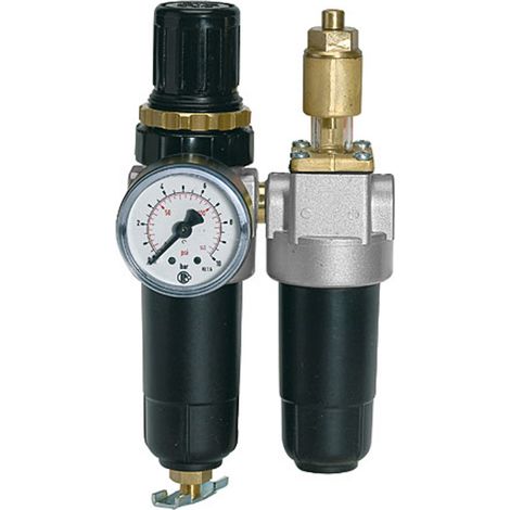 Riegler Wartungseinheit 2-tlg. »Standard-mini« mit Metallbehälter, G 1/8 (1/4)