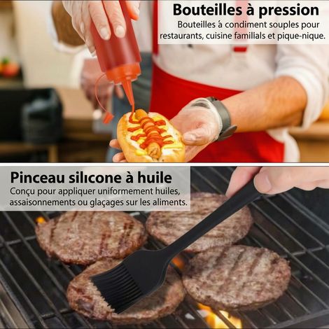 Ensemble de Couverts pour Barbecue 38 pièces Accessoires de Gril en Acier Inoxydable pour Homme Ensemble de Couverts pour Barbecue 38 pièces Accessoires de Gril en Acier Inoxydable pour Homme