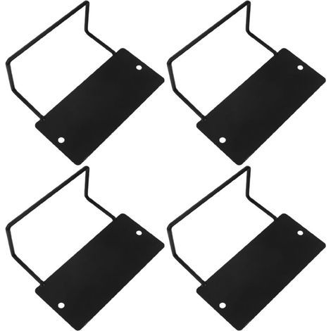 Stopper Antidérapant - Acier Inoxydable - Pour Tapis de Tatami Matelas Lit Chaise Canapé Table - Épaisseur Max 5 cm - Lot de 4 (1/5)