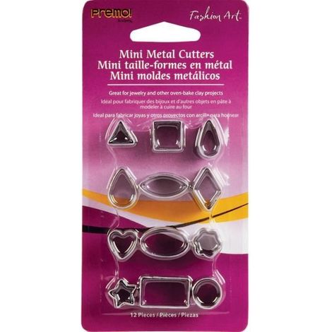 Emporte-pièce - Classique - Métal - Assortiment de 12 formes - Non compatible lave-vaisselle (1/3)