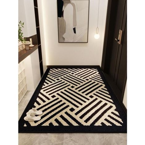 – Paillasson extérieur 60 x 90 cm – Tapis lavable microfibre – Antidérapant TPR – Pour entrée, patio, couloir, jardin (1/5)