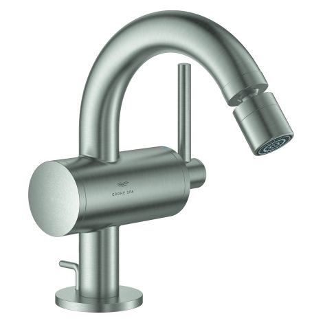 Einhand-Bidetbatterie Atrio 24364 supersteel (1/4)