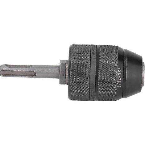 Adaptateur/convertisseur de mandrin de perçage 1/2 pouce – 20UNF (2–13 mm) en acier au carbone, accessoire d'outillage
