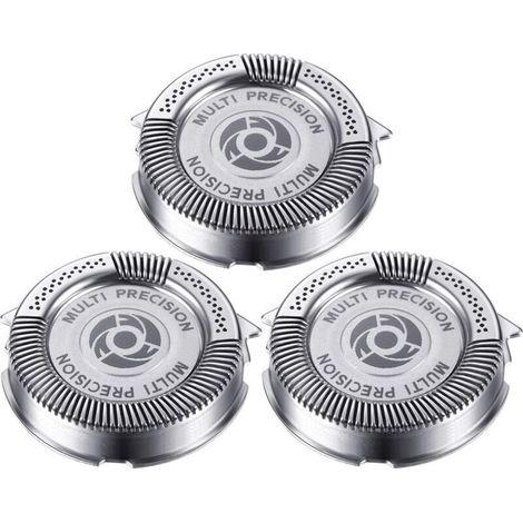 3 Stück SH50/52 Ersatzscherköpfe, kompatibel mit Serie 5000 (S5xxx), AquaTouch (S5xxx), AquaTouch (AT8xx, AT7xx) und PowerTouch (PT8xx, PT7xx), 9 Klingen (3 Stück)