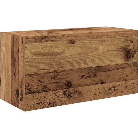 Maison Exclusive - Bad-Wandschrank Altholz-Optik 60x25x30 cm Holz