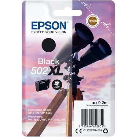 EPSON Cartouche d'encre 502 XL Noir -Jumelles (C13T02W14010) (1/5)