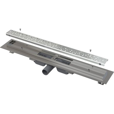 Scarico a pavimento antivandalo con griglia REALIZZATO IN ACCIAIO INOX AISI 304 (1/2)