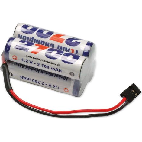 PICHLER Batterie récepteur NiMH AA Team Champion 2700, 4,8 V (Cube)