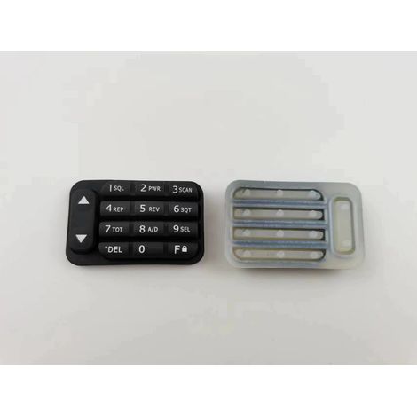 Compatible with Motorola Q11 walkie-talkie MAG ONE Q11 Q9 keypad silicone numeric keypad accessory (1/4)
