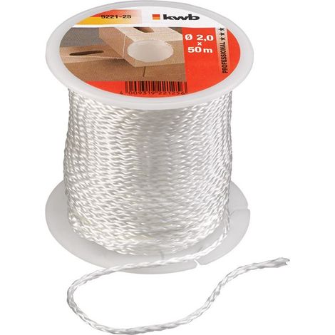 kwb 922125 Maurerschnur 2 mm Weiß 50 m