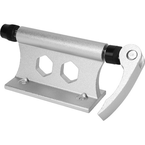 Support de fourche de vélo à dégagement rapide en alliage d'aluminium pour transport et rangement dans camions, fourgons, SUV - Argent (1/5)