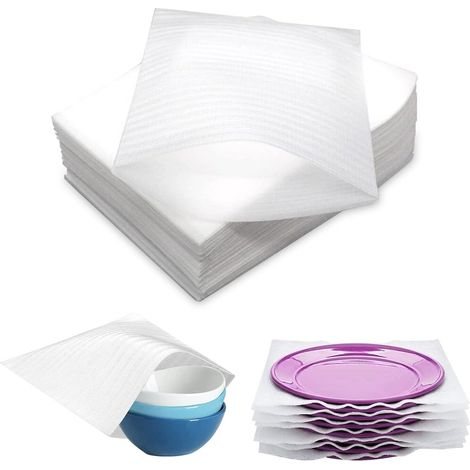 Sac De Protection En Mousse - 30 X 40 Cm - EPE - Pour Emballage Transport Et Stockage - 50 Pièces (1/5)