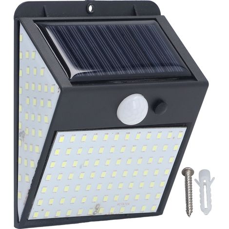 Lumières solaires lumière blanche lampe à LED perles haute sensibilité détection de mouvement IP65 Protection câblage sécurité extérieure gratuite