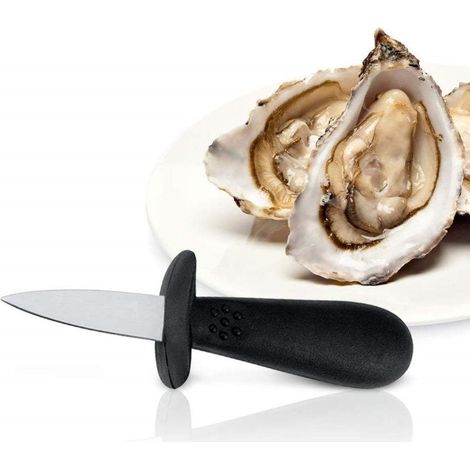 COLTELLO PER OSTRICHE COZZE VONGOLE FRUTTI DI MARE RISTORANTE LAMA ACCIAIO INOX