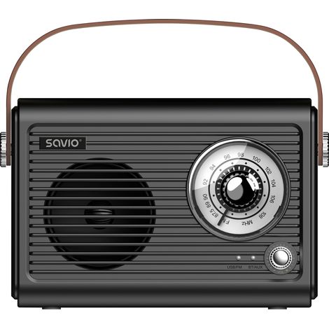Radio Portátil Savio RS-01 Negro