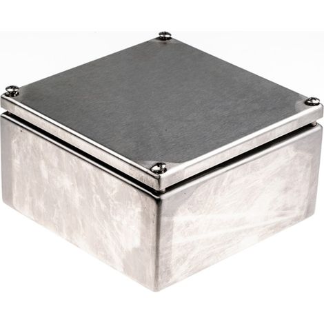Boitier de raccordement en Acier inoxydable 150 x 80 x 150mm, IP66 ( Prix pour 1 ) (1/3)