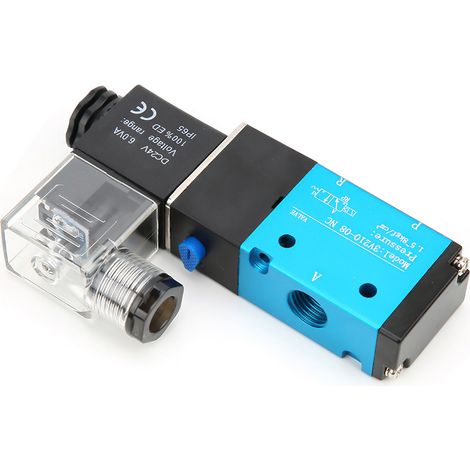 3V210-08 2-Positionen-5-Wege-Magnetventil PT1/4 Zoll 1,2 MPa 170 Psi Magnetventil IP65 (DC24V) (1/5)
