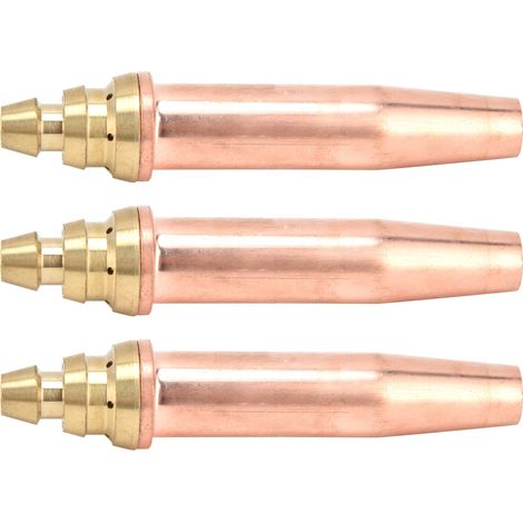 Lot de 3 buses de coupe isobare au propane pour chalumeau à gaz, pour machine de découpe à la flamme : 0,9 mm, 1,2 mm et 1,5 mm (1/5)