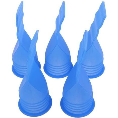Lot de 5 bouchons anti-refoulement de drainage, filtre à sens unique, filtre d'égout, siphon de sol réglable en silicone pour salle de bain, cuisine et autres tuyaux (bleu) (1/4)