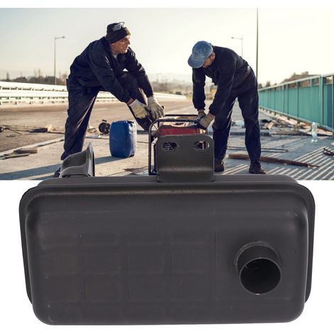Silencieux d'échappement pour mini-générateur diesel refroidi par air, cheminée d'échappement Changchai, ensemble de silencieux 186F-188 (1/5)