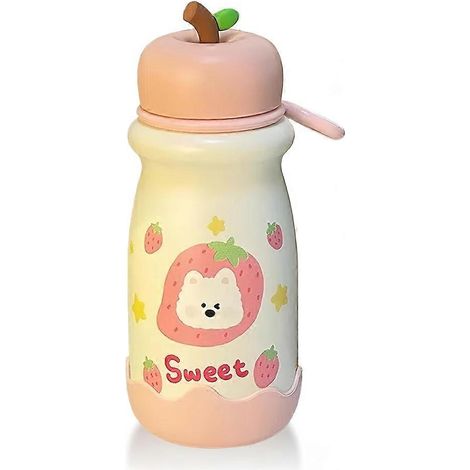 17oz isotherme bouteille d eau dessin animé Animal Patterns portable sangle Keeps boissons froid pour Daily B (1/5)