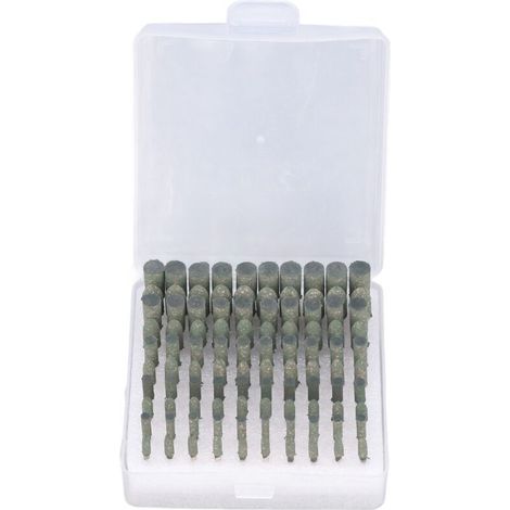 100 Pièces Tête de Meulage en Caoutchouc Accessoires de Polissage pour Métal Verre Taille Variée Kit