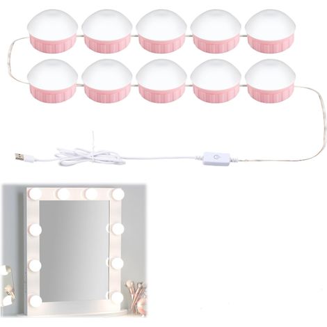 LED-Beleuchtung für Kosmetikspiegel, Schminktischbeleuchtung, Badezimmer-Akzentbeleuchtung, Dreifarbenbeleuchtung