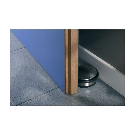 Türblock - Anschlag Edelstahl matt 100