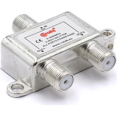 CORAB 2 - Répartiteur SAT 1x2 5-2400 MHz (1/2)