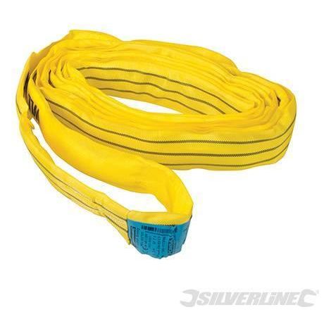 Imbragatura 1000 kg trasporto circolare senza cuciture Silverline 3 m