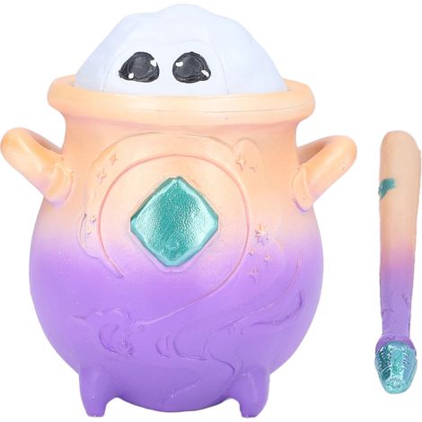 Pot de Brume Magique Ornemental - Artisanat Décoratif en Résine Synthétique pour Bureau et Fêtes, Bleu