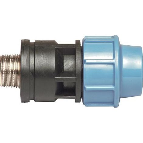 Vis de raccordement avec filetage mâle en laiton 25mm x 3/4 (1/2)