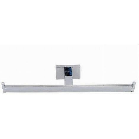 Trade Shop - Porta Rotolo Rotoli Doppio Carta Igienica Fissaggio Parete Per Bagno Cubo 87219 -
