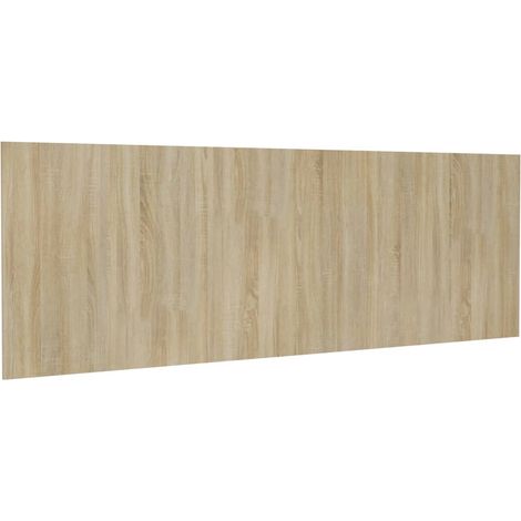 Testiera letto accessorio camera da letto pensile 240 x 1,5 x 80 cm MDF rovere TDL0202675